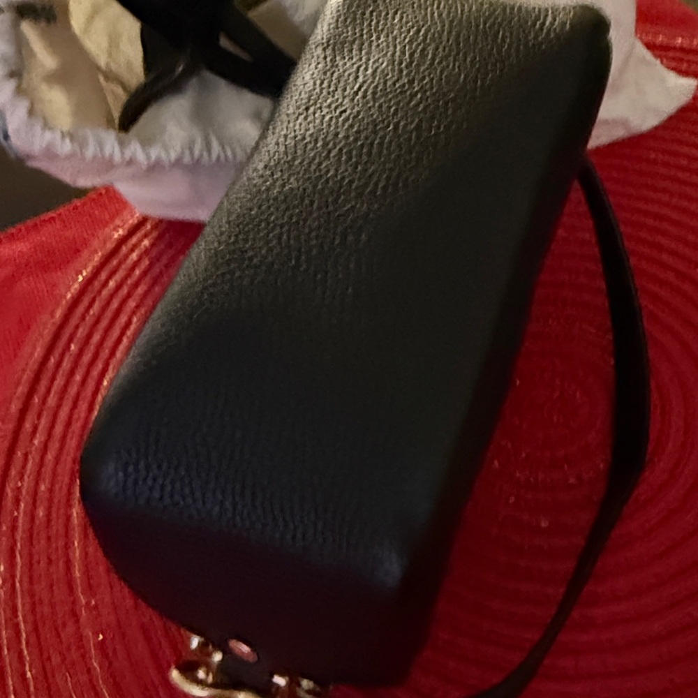 Tory Burch Black Miller Crossbody Bag and Matching Wallet with Gold Accents - Picture 11 of 13